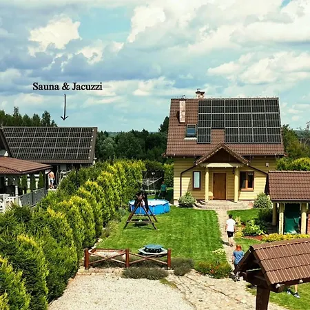 Ferienhaus Lawendowy Zakatek Caloroczny Z Jacuzzi I Sauna *